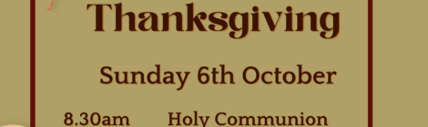 Harvest Thanksgiving - Sunday 6th October